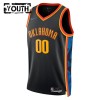 Dres Oklahoma City Thunder Prilagođeni Nike 2024-25 City Edition Crno Swingman - Dječji
